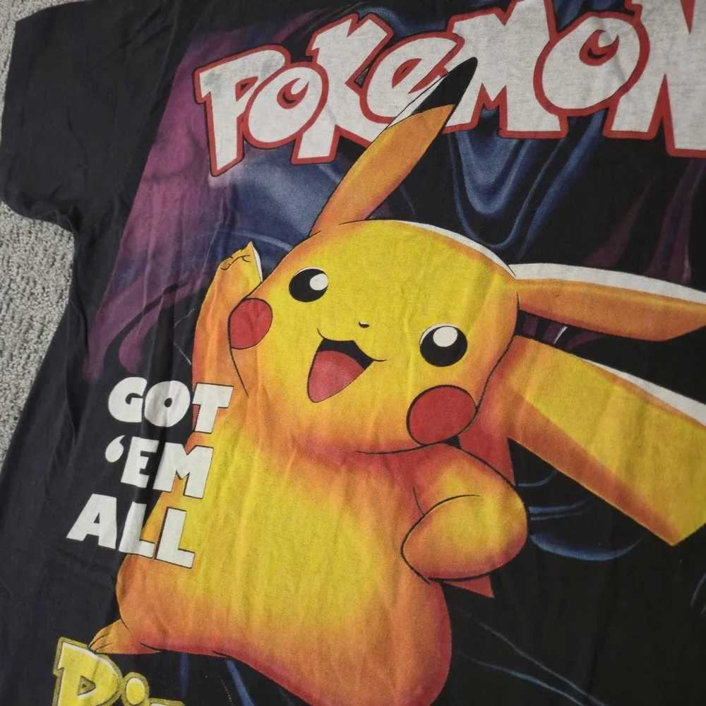 Nintendo Pokemon Promo Pikachu Legendary Birds AOP T Shirt Size Large